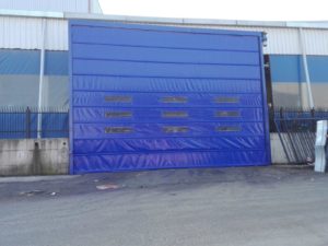 Hızlı PVC Giyotin Branda Kapı